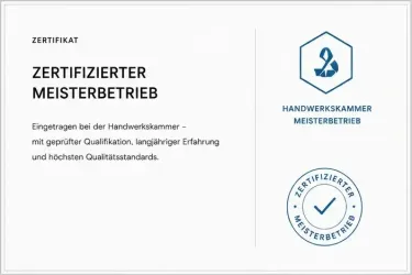 Zertifizierter Meisterbetrieb